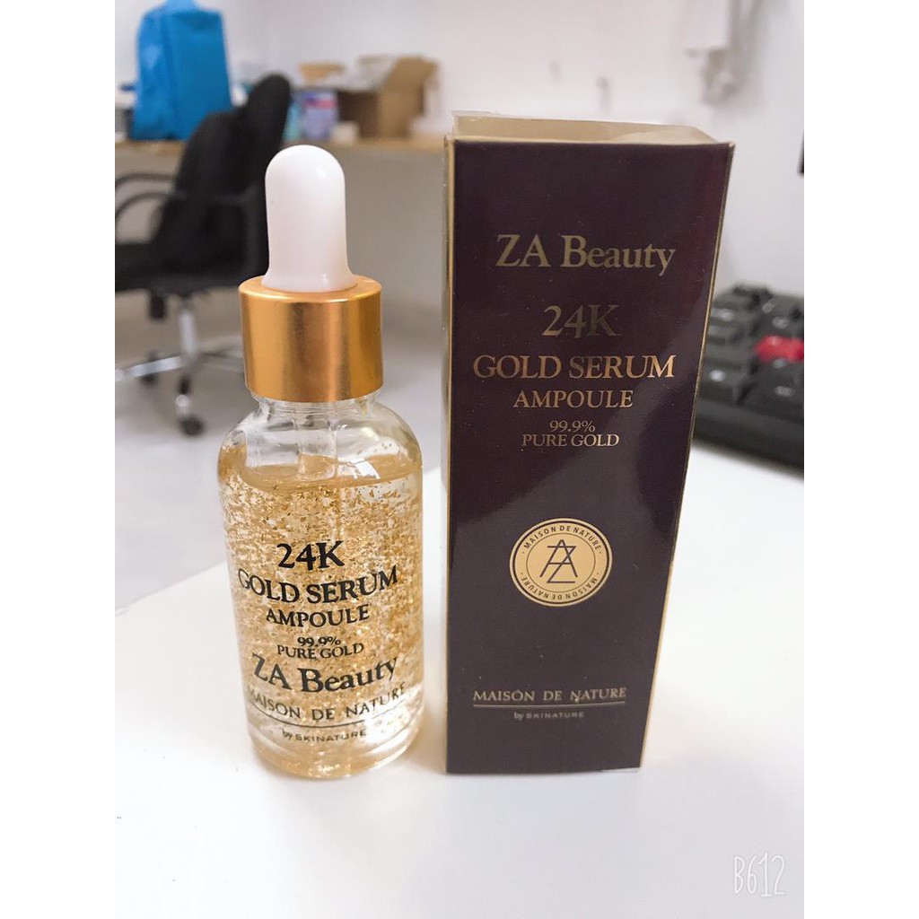 Korean 24k Goldzan Serum Ampoule 99 9 PURE GOLD 30ml Shopee Malaysia