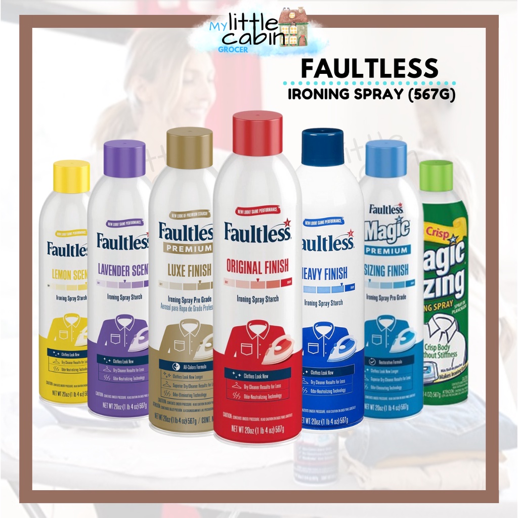 Faultless Heavy Hold Ironing Enhancer Spray Starch Ironing Starch Spray