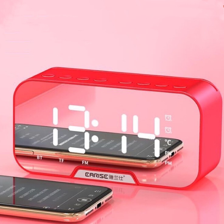 Clear Stock G Wireless Bluetooth Speaker Small Alarm Clock