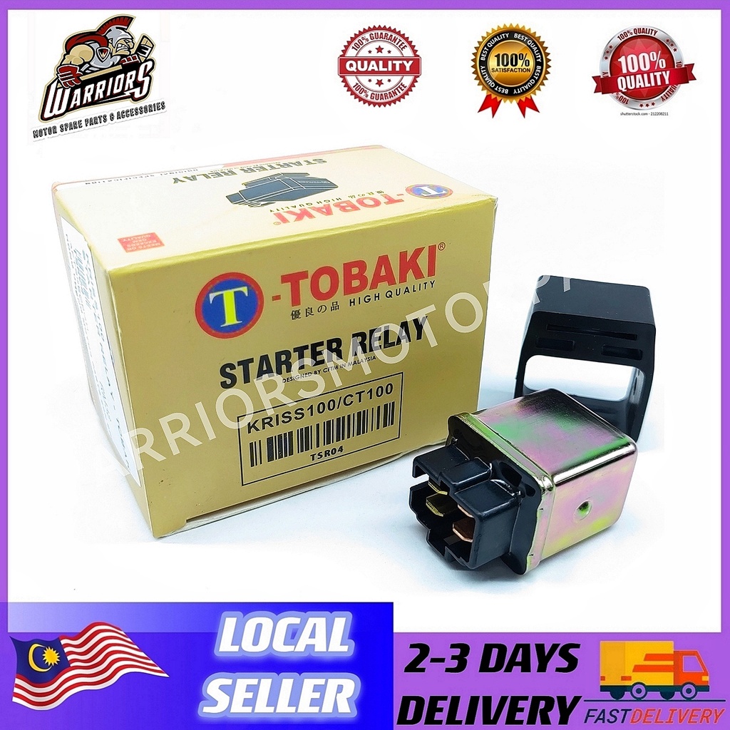 MODENAS KRISS 100 KRISS 100 FL CT100 MR1 TOBAKI STARTER RELAY SWITCH