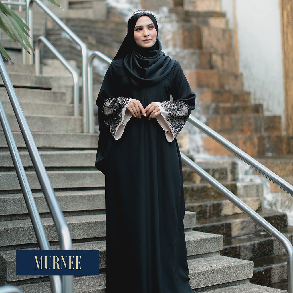 Rania Jubah Nude Basic Jubah Jubah Cantik Jubah Murah Jubah