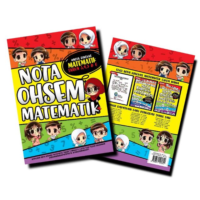 Buku Nota Viral Ohsem Matematik Upsr Ready Stock Free Gift