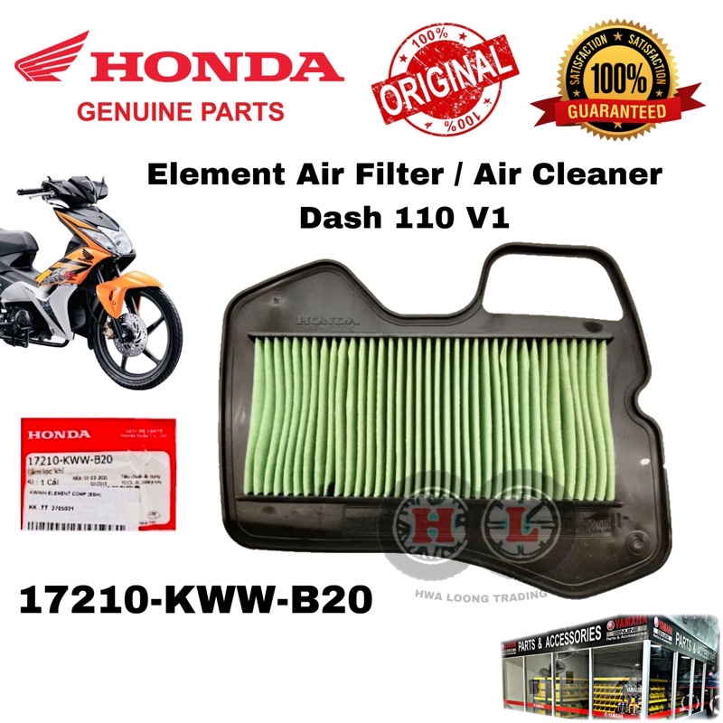 Honda Air Filter Dash Fi Original K N Penapis