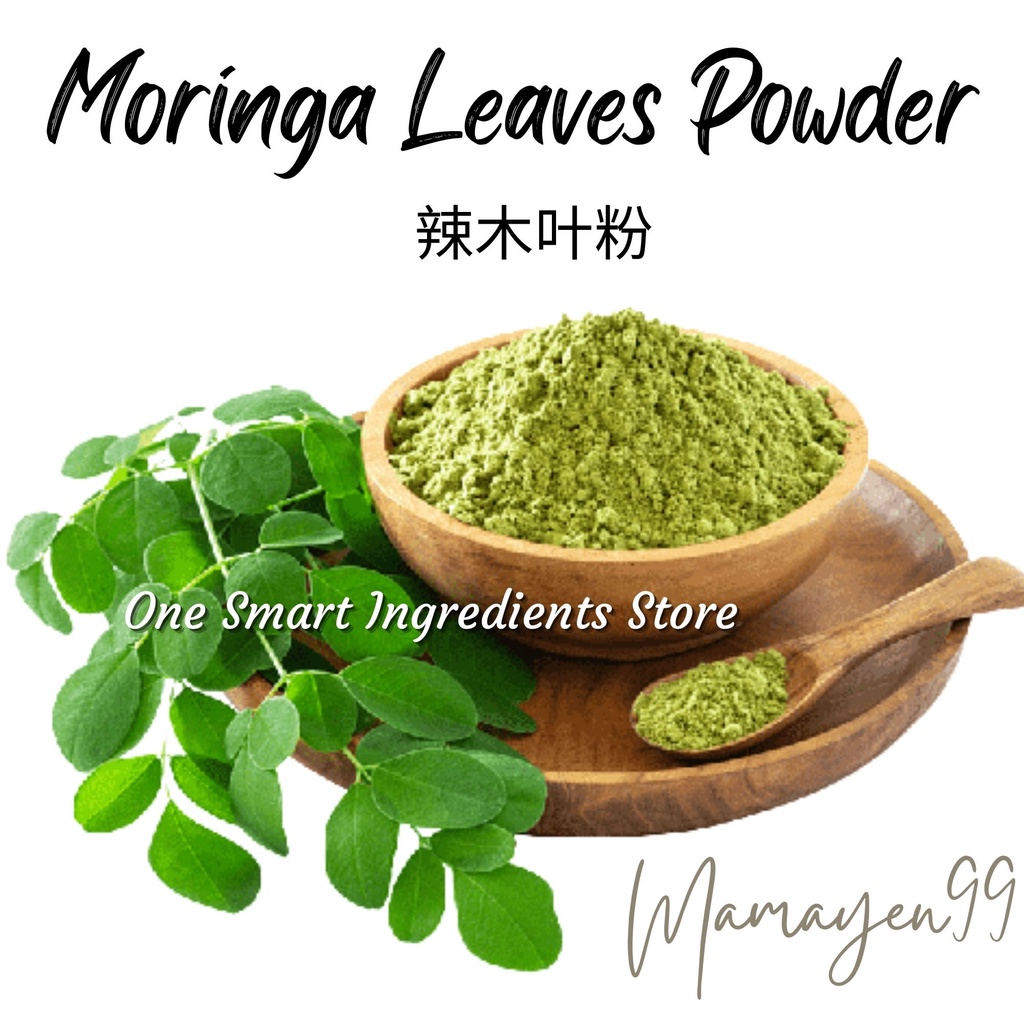 Moringa Leaf Powder Serbuk Daun Kelor Herbs Spices Baking