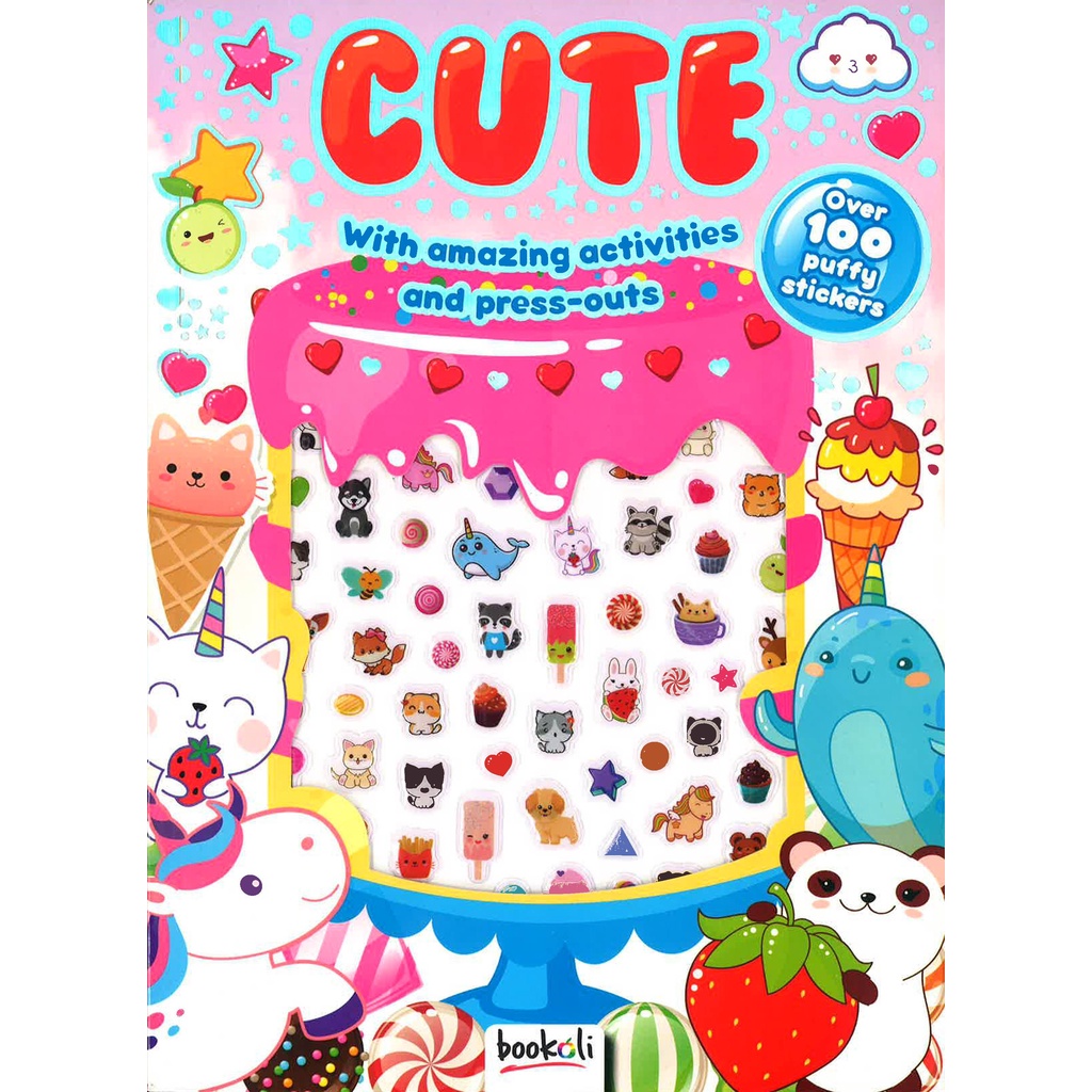BBW Puffy Sticker Windows Cute ISBN Shopee Malaysia