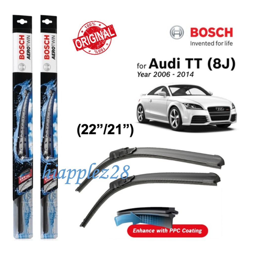 22 21 BOSCH Aerotwin Plus Multi Clip WIPER SET ORIGINAL 3397006949