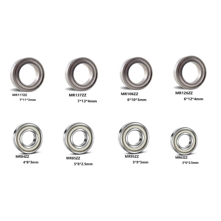 Pcs Mr Mr Mr Zz Id Mm Miniature Ball Bearings