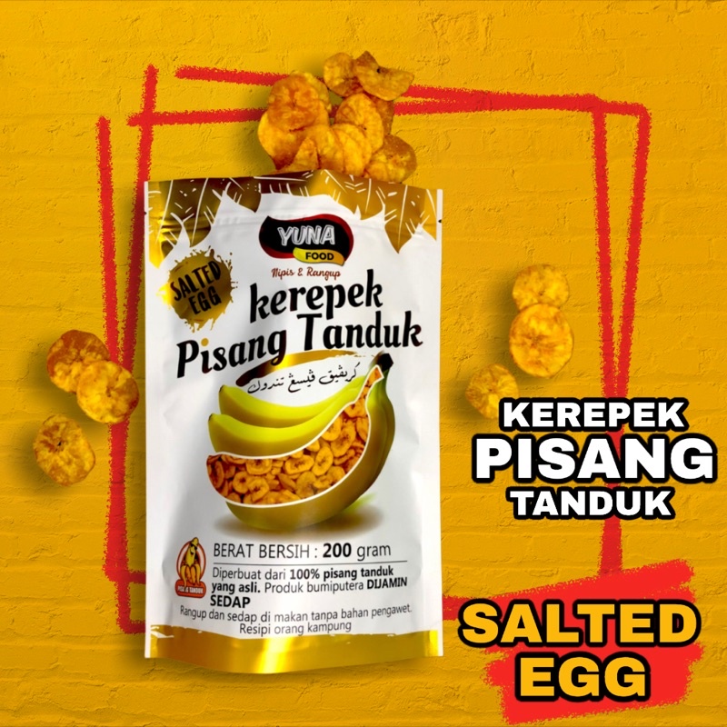 Kerepek Pisang Tanduk Salted Egg Shopee Malaysia