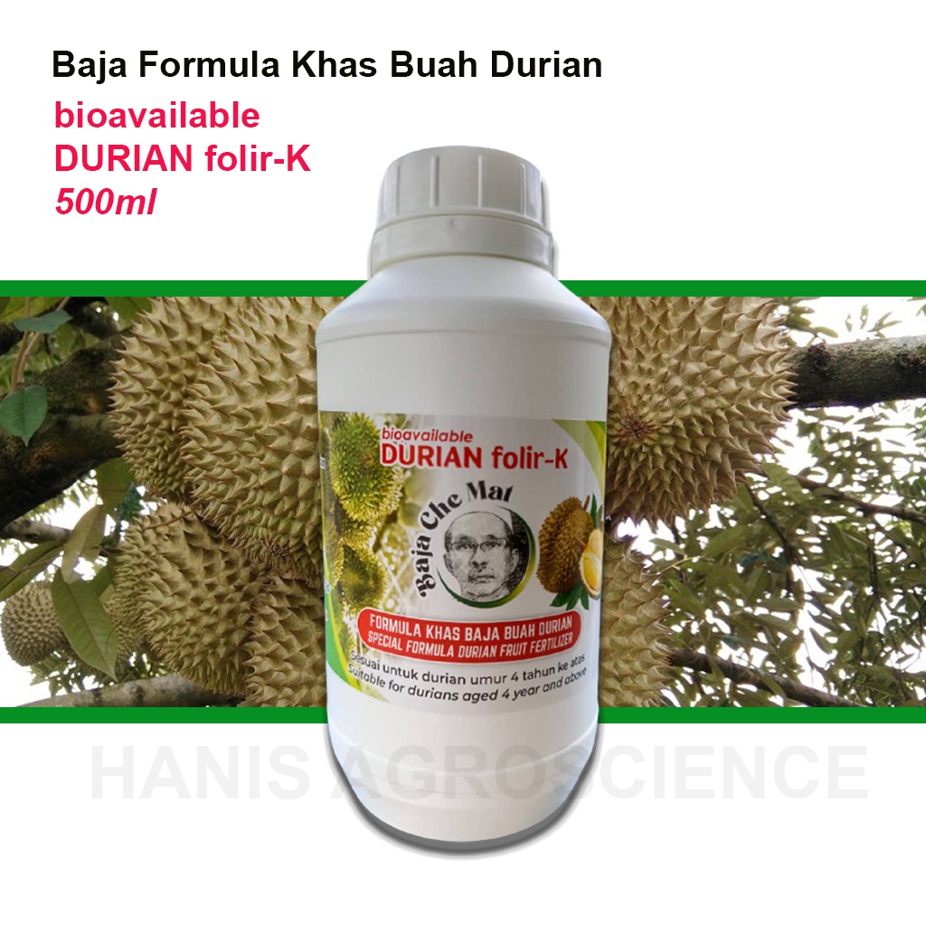 Baja Buah Durian Formulasi Khas Foliar Bioavailable Durian Folir K