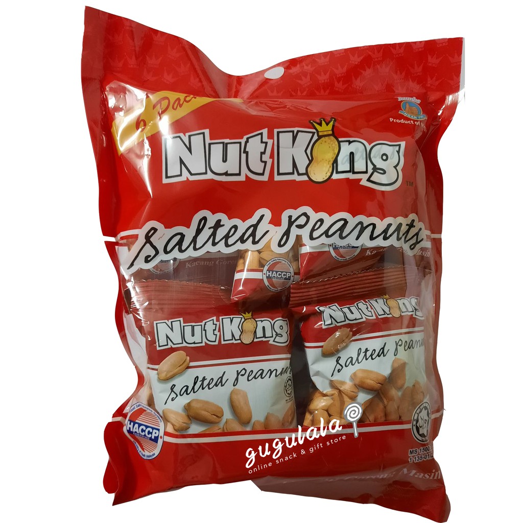 Cap Tangan Nut King Salted Peanuts 6 S X 12g Shopee Malaysia