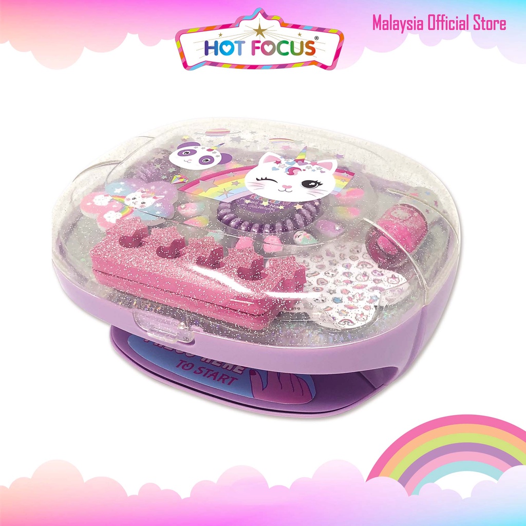 Hot Focus Studio Caticorn Manicure Nails Art Sticker Polish For Girls