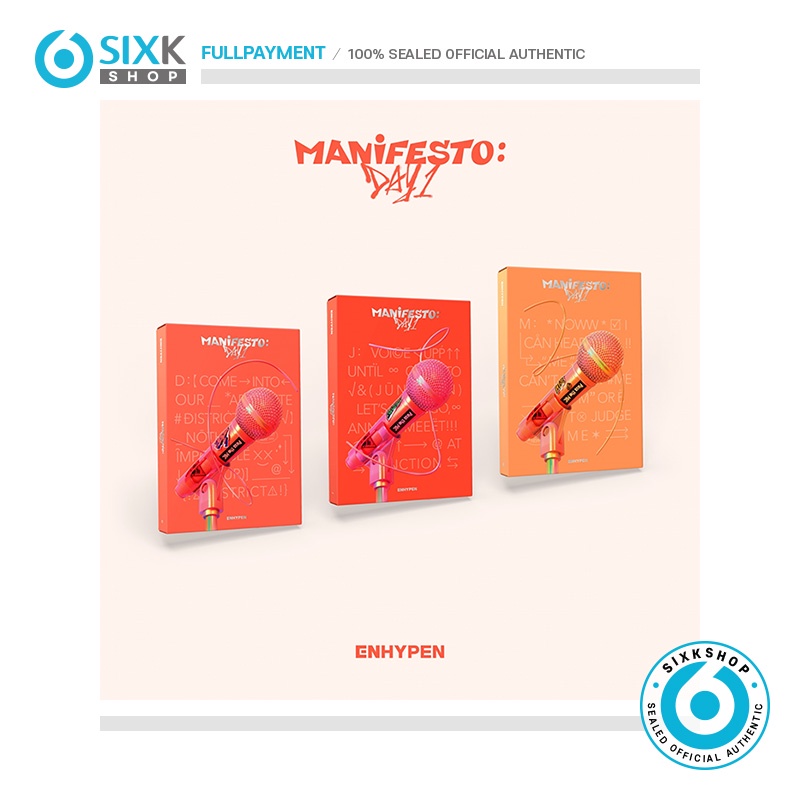 Enhypen Album Manifesto Day Online Pob Shopee Malaysia