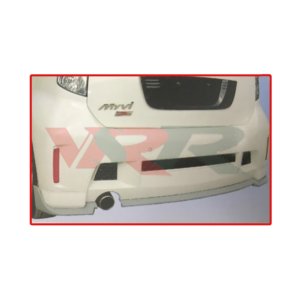 Perodua Myvi Se St Gen Bottom Line Rear Back Bumper Skirt