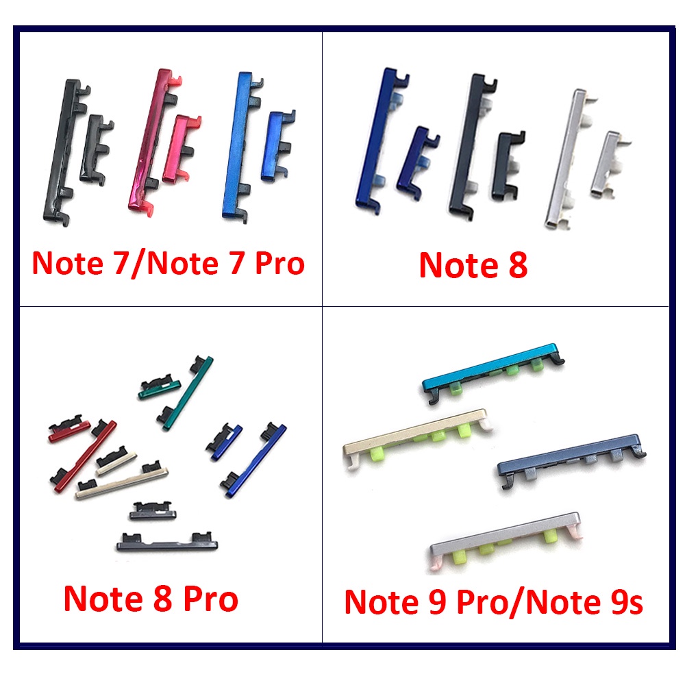 New Volume Power Button Side Key For Xiaomi Redmi Note Pro Note