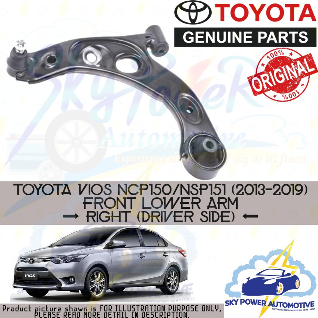 TOYOTA VIOS NCP150 YARIS NSP151 2013 2019 100 ORIGINAL TOYOTA