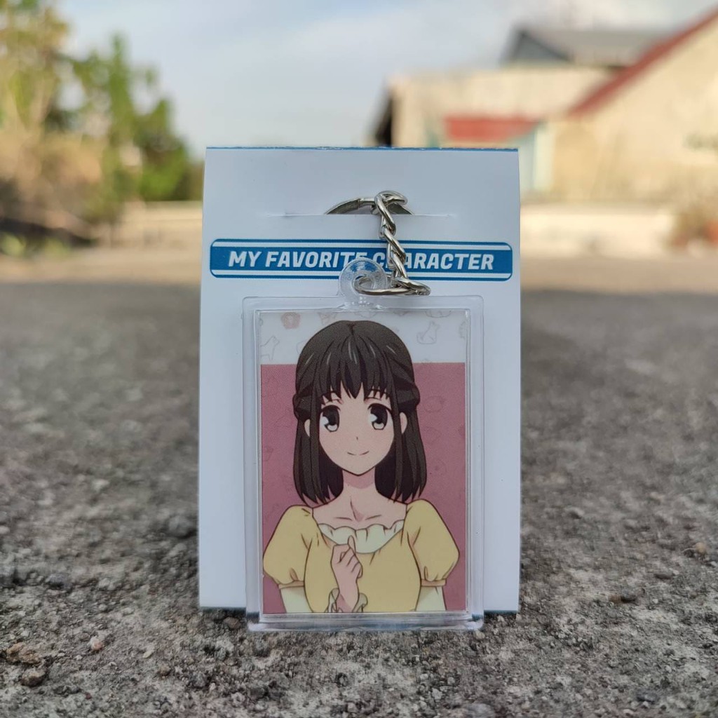 GANTUNGAN Keychain Anime Fruits Basket Keychain Fruits Basket Tohru