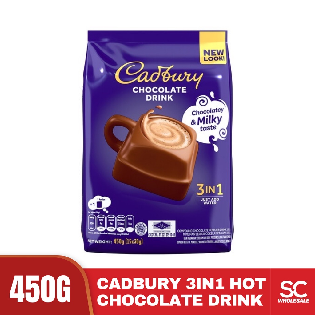 Cadbury Hot Chocolate Drink In G G X Sachets Shopee