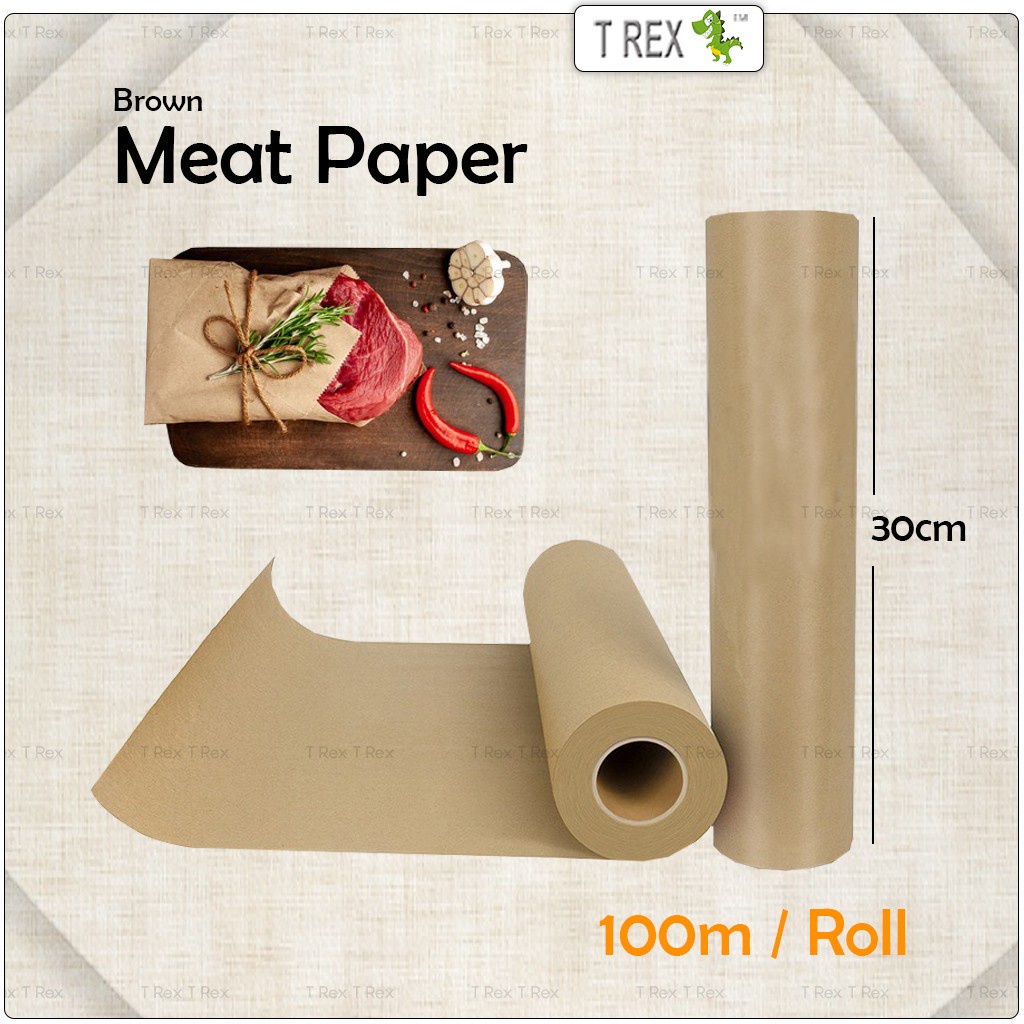 Cm Brown Butcher Paper Roll Uncoated Meat Paper Food Wrap Food