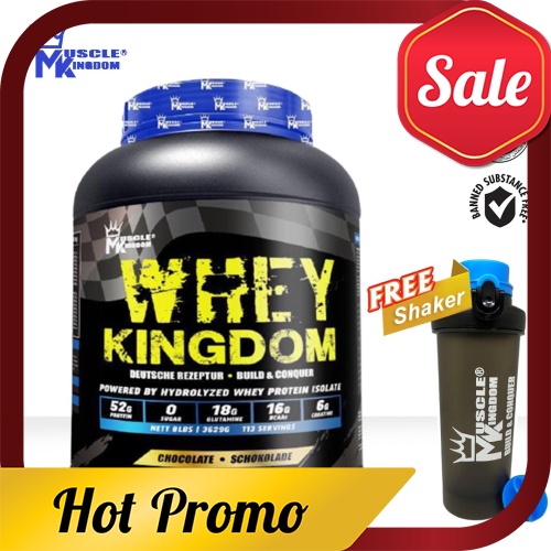 Local Ready Stocks Muscle Kingdom Whey Kingdom Whey Protein Isolate