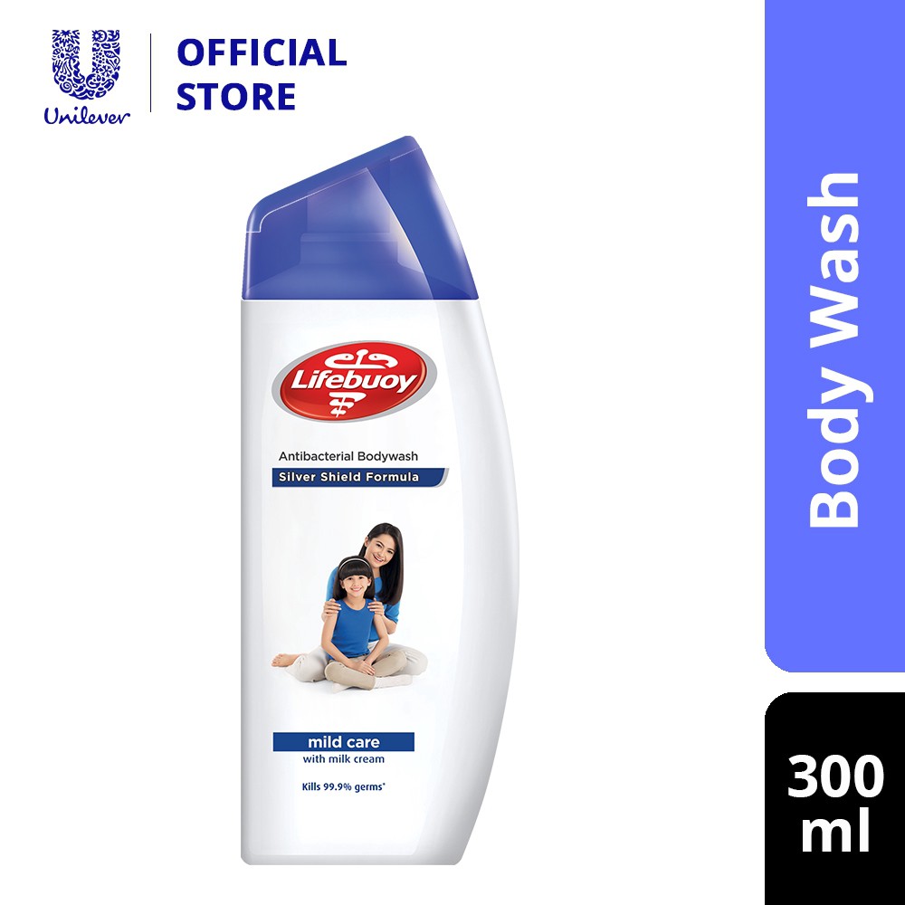 Lifebuoy Antibacterial Shower Gel Mild Care 300ml Shopee Malaysia