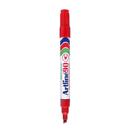 Artline 90 High Performance Permanent Marker RED Shopee Malaysia