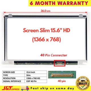 LCD 15 6 Inch Original LAPTOP SCREEN Slim 30 Pin 40 Pin Nano