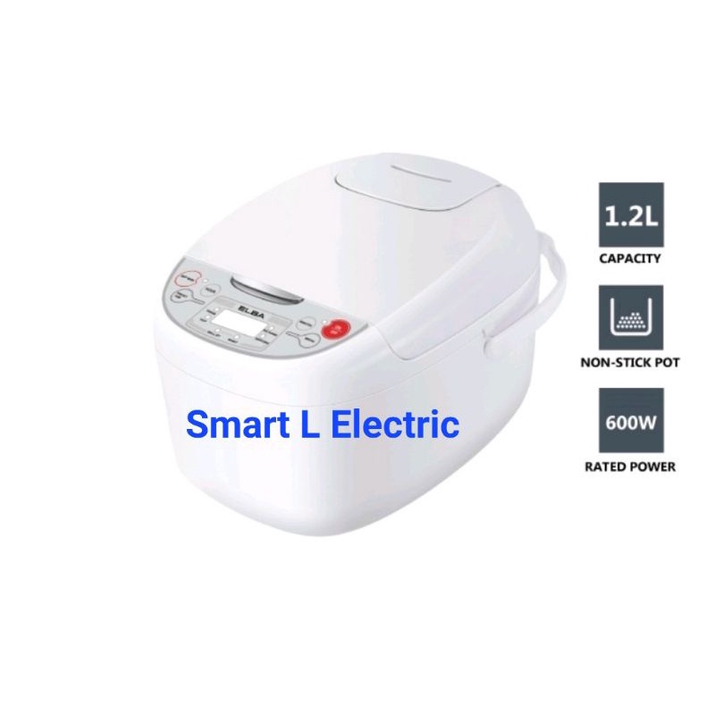 Offer ELBA Microcomputer Rice Cooker ERC B1260 WH Shopee Malaysia