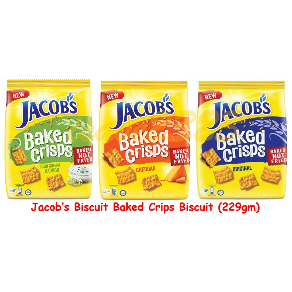 HALAL Jacob S Biscuit Baked Crips Biscuit 229gm Original