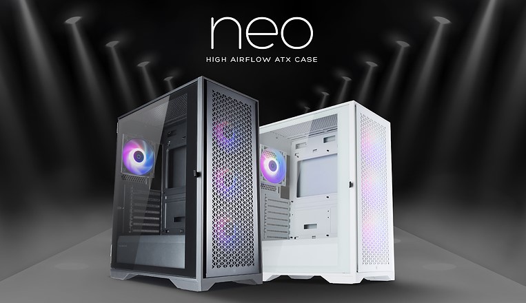 Tecware Neo Tg Argb Atx Casing Black White Shopee Malaysia