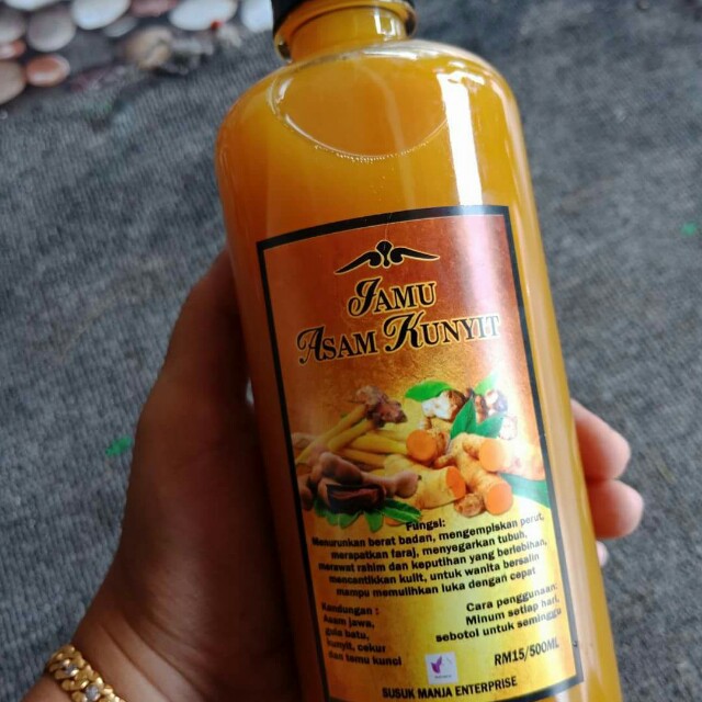 Jamu Asam Kunyit 500ml ORIGINAL HQ Shopee Malaysia