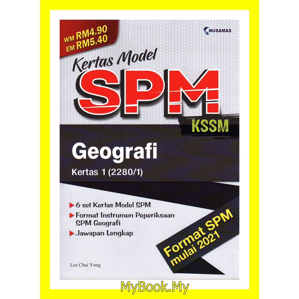 Myb Buku Latihan Kertas Model Spm Kertas Geografi Nusamas