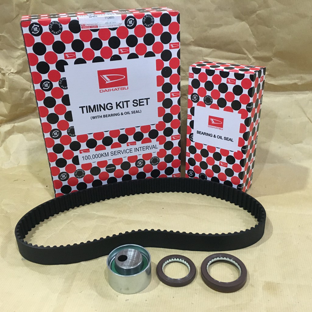 Viton Seal Daihatsu 100K Timing Belt Kit Set For Perodua Kancil 660