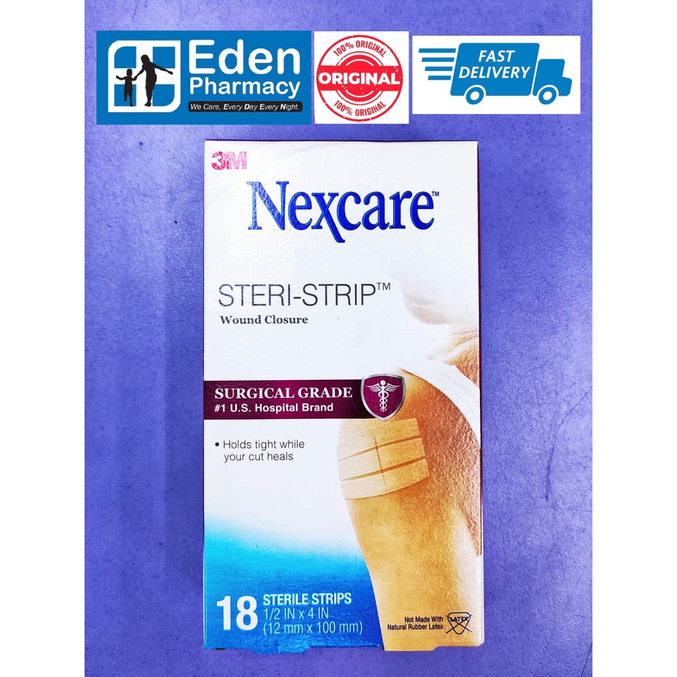 3M Nexcare Steri Strip Wound Closure 18 S Shopee Malaysia