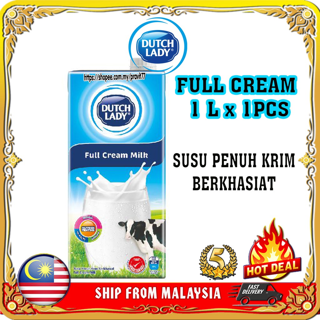 Dutch Lady Purefarm Uht Milk Full Cream L Shopee Malaysia