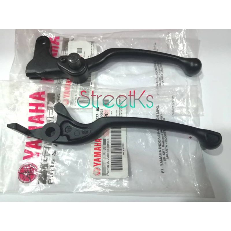 YAMAHA NVX V1 V2 AEROX LEVER LEFT AND RIGHT BLACK ORIGINAL Shopee