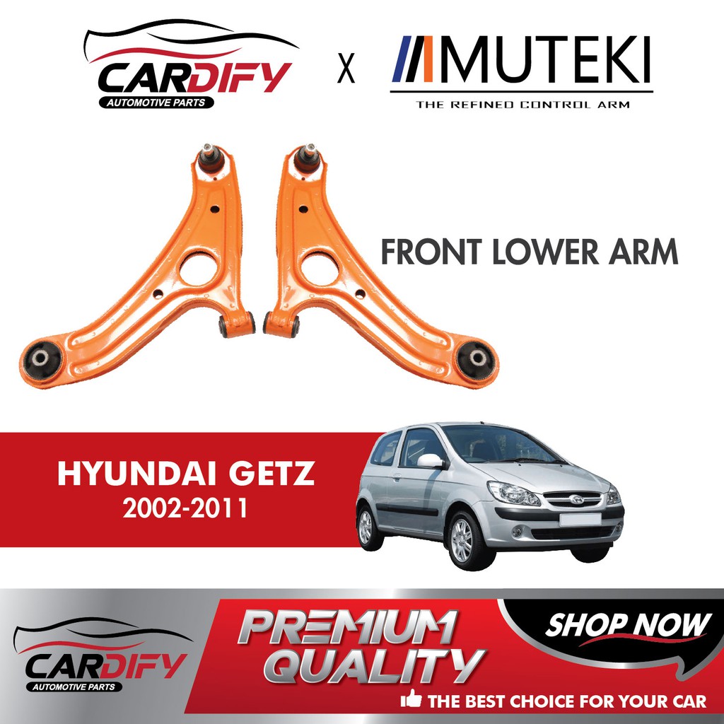 MUTEKI Front Lower Arm For Hyundai Getz 2002 2011 Shopee Malaysia