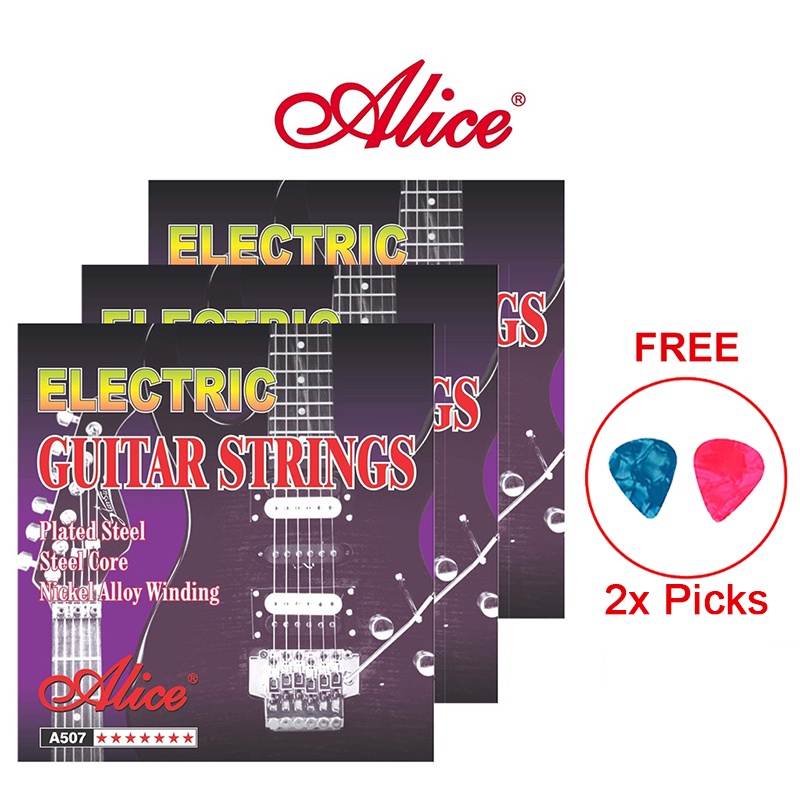 ALICE 009 042 A507 SL Electric Guitar String SET Senar Tali