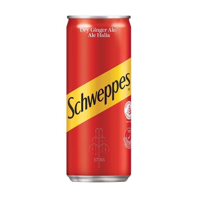 Schweppes Tonic Water Soda Water Ginger Ale Bitter Lemon Ml Shopee