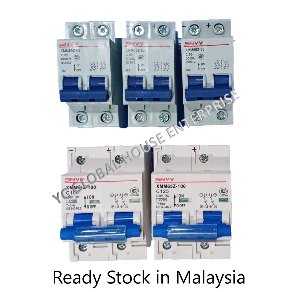 Shyy Dc Mcb Circuit Breaker For Solar Photovoltaic Ready Stock In