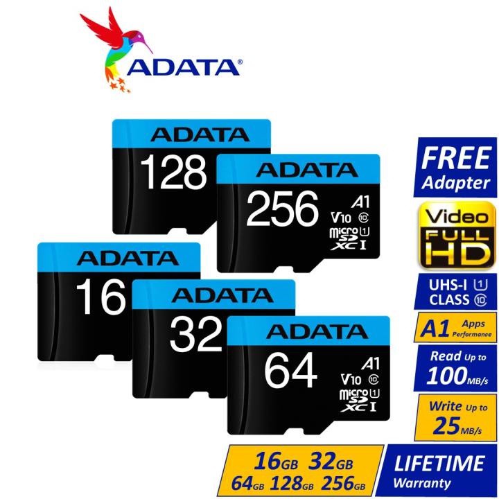 Adata Premier Microsdhc Card With Adapter Uhs I Class Microsd Memory