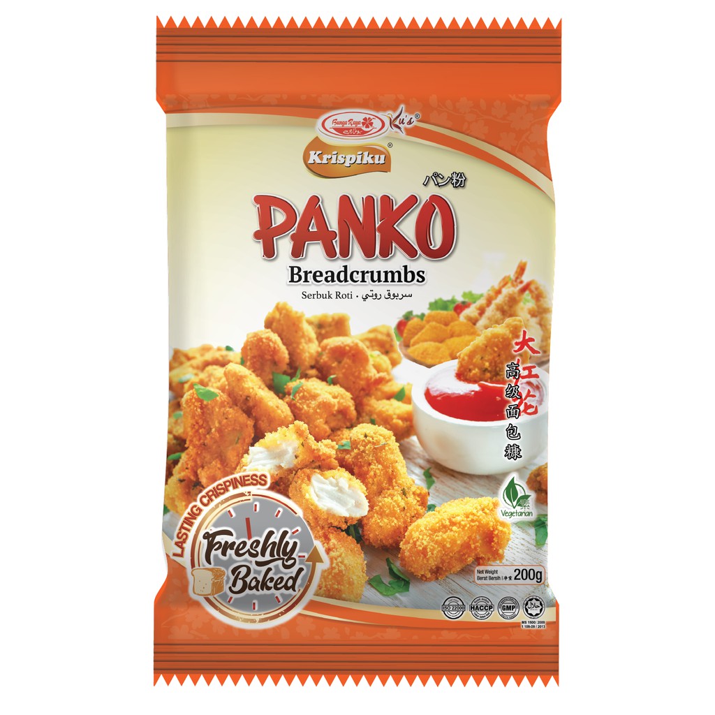 Bunga Raya Kus Panko Breadcrumb Orange White G Bunga Raya Kus