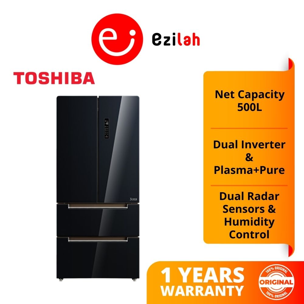 Toshiba Refrigerator L French Door Dual Inverter Refrigerators