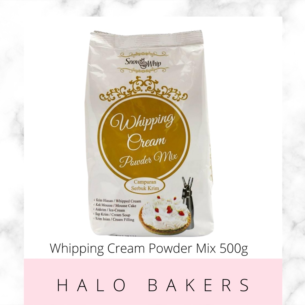 Snow Whip Whipping Cream Powder Mix 500g Shopee Malaysia