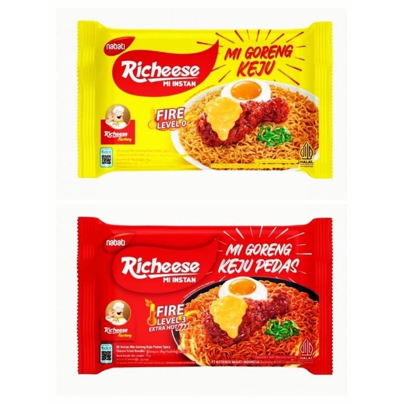 Redi Stock Of VIRAL Noodles Richeese Ramen Noodles Cheese Fried Noodles