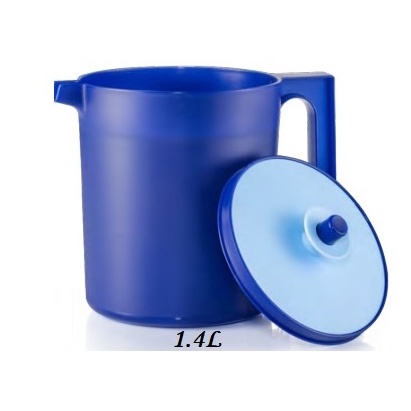 Tupperware Royale Blue Giant Pitcher Set L L Mug Seal