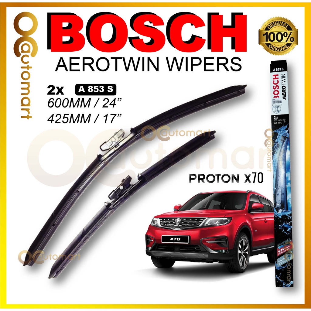 Bosch Aerotwin Wiper Blade 1set Proton X70 Wiper 100 Genuine Bosch