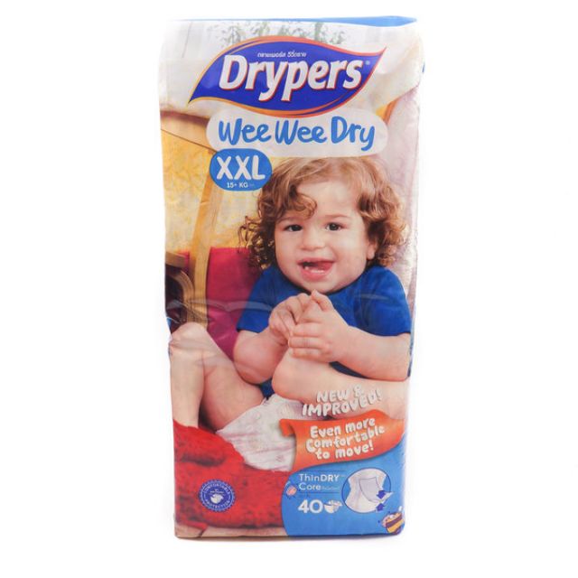 Drypers Wee Wee Dry XXL 40 15 Kg Shopee Malaysia