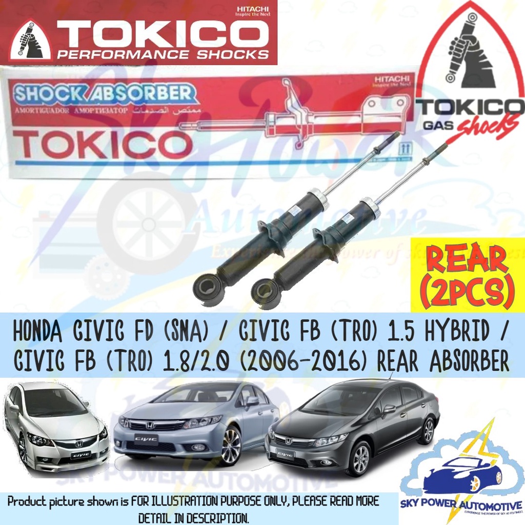 HONDA CIVIC FD SNA CIVIC FB TRO 1 5 1 8 2 0 HYBRID TR2 TKC SHOCK