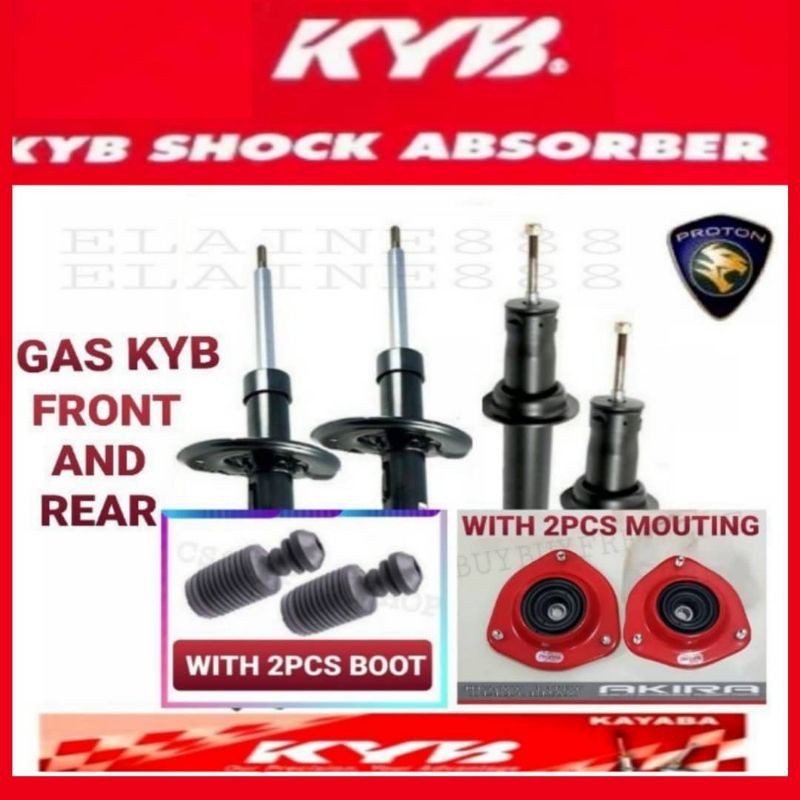 KYB PROTON WAJA GEN2 PERSONA SHOCK ABSORBER FRONT AND REAR GAS 1SET