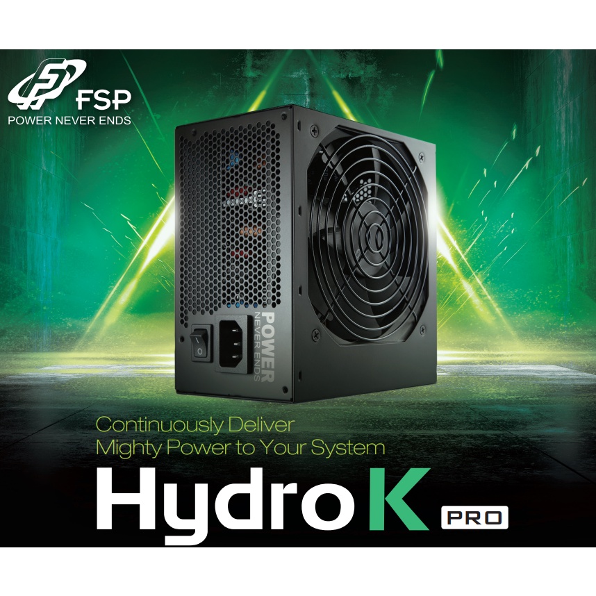 FSP HYDRO K PRO 750W ATX 80 PLUS Bronze Non Modular PSU Shopee